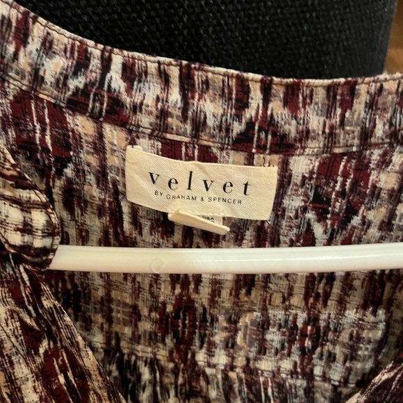 Beautiful Velvet blouse. Worn twice. - Picture 4 of 4